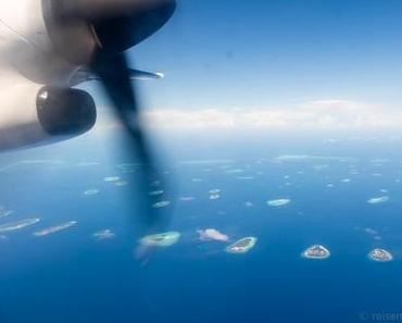Erstflug mit Wasserflugzeug auf nördliche Malediven-Insel