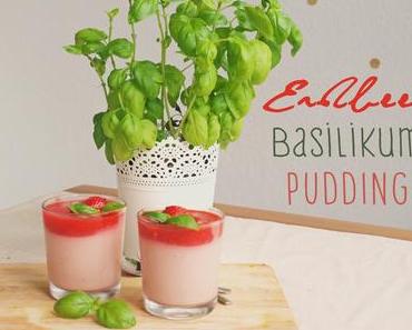 Erdbeer-Basilikum-Pudding