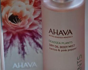 {Naturkosmetik} Ahava Dry Oil Body Mist und All in One Toning Cleanser