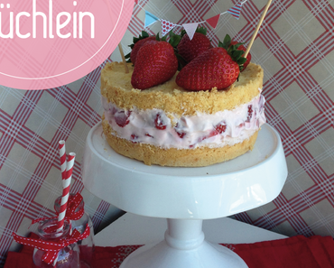 Erdbeer-Quark-Küchlein