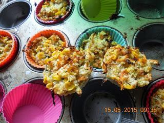 Couscous-Gemüse-Cupcakes, ein schneller gesunder Snack