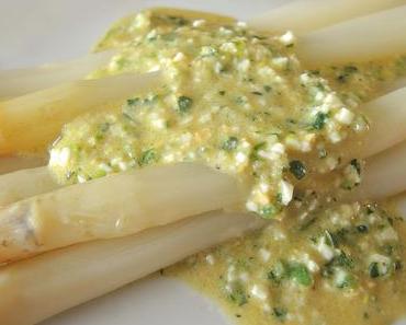 Eier-Frühlingszwiebel-Stippe – zum Spargel