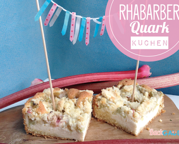 Rhabarber-Quark Kuchen