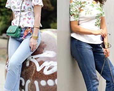 Outfit of the week – Peplum Top and Boyfriend Jeans