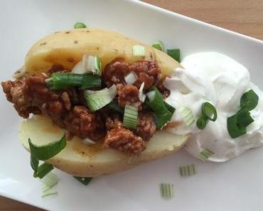 Backkartoffeln mit Barbecuemett