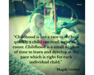 Zum Kindertag: Ein Zitat von Magda Gerber